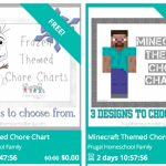 FREE Minecraft and Frozen Chore Charts!