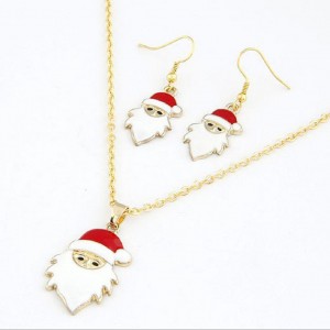 santa-necklace-earrings