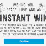 Paypal Instant Win Game:  win cash and gift cards!
