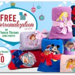 Disney Store Personalized Fleece Blankets only $11!