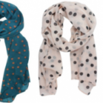 Beautiful Polka Dot Scarves just $2.50 each SHIPPED!
