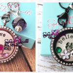 Custom Floating Locket plus chain and charms only $19.99!