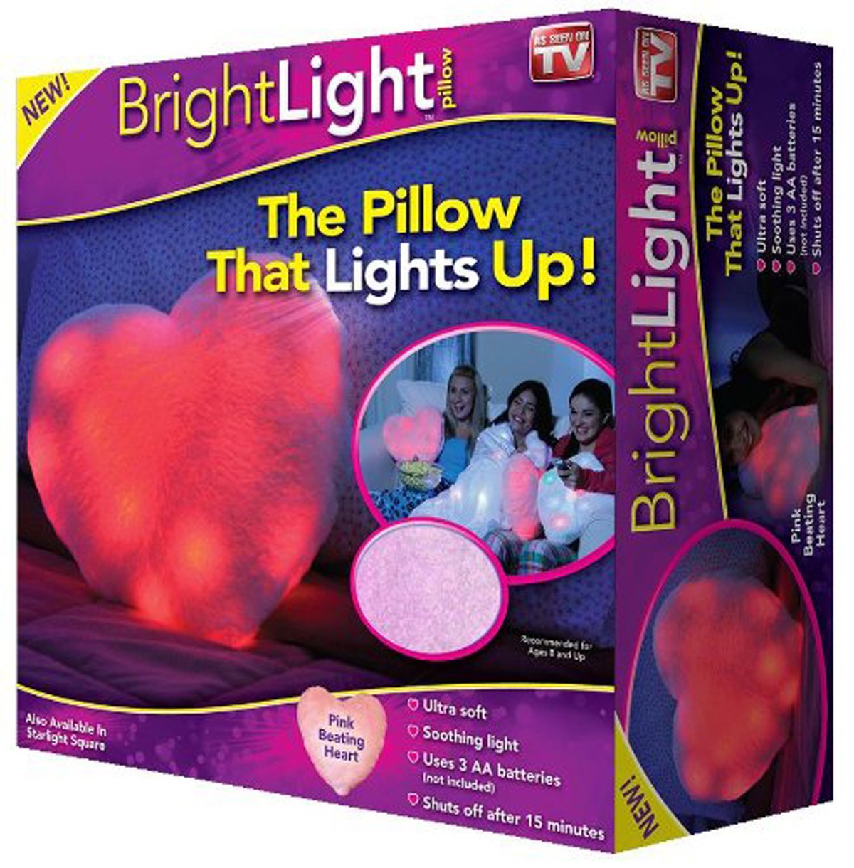 Bright Light Heart Pillow Only 6 49 