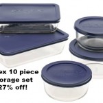 Pyrex 10 piece storage set 34% off!