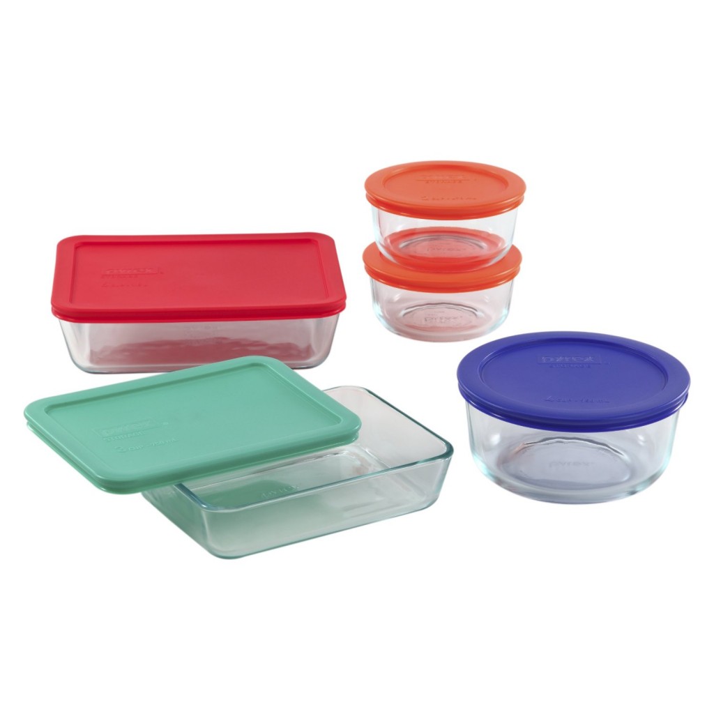Pyrex 10 Piece Storage Set only 14.75!