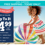 Gymboree everything $14.99 or less plus FREE SHIPPING!