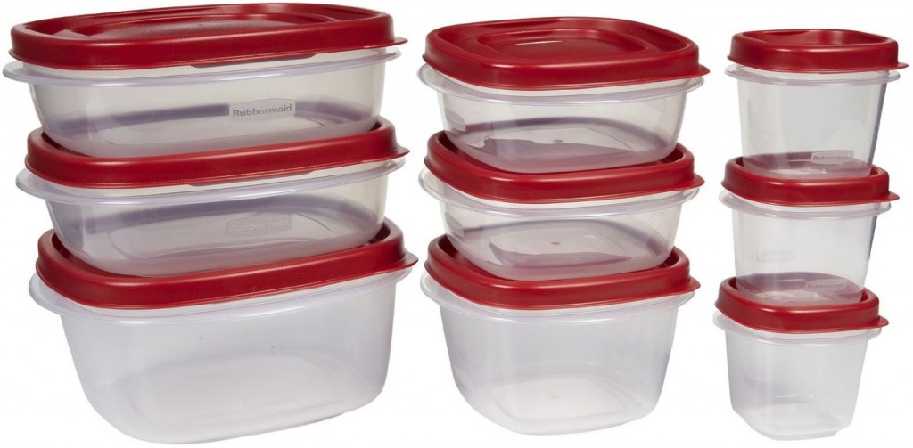rubbermaid 18 piece easy find lid food storage set only  9 99