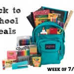 Back to School Deals for the week of 7/12