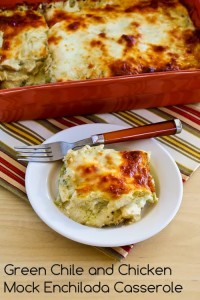 green-chile-mock-enchilada-casserole