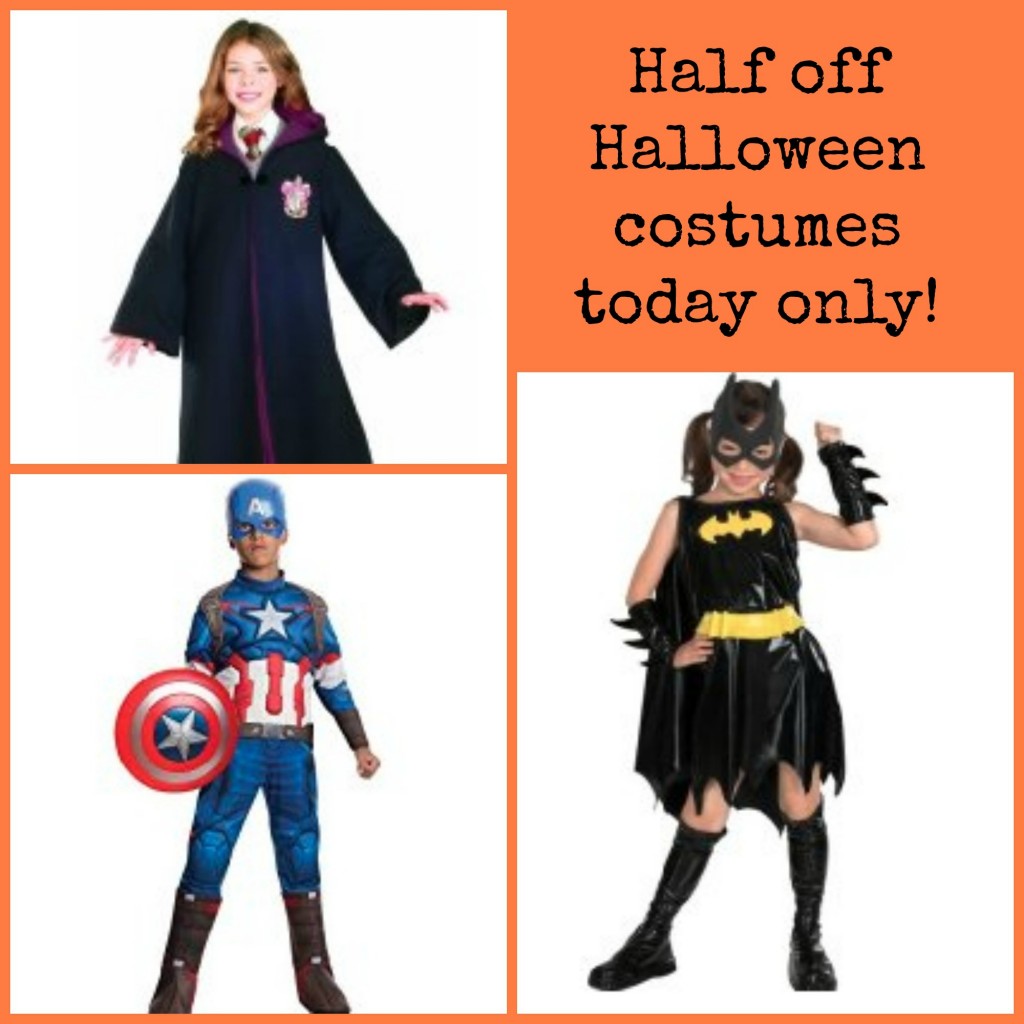 Halloween costumes 50 off!