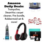 Amazon Daily Deals:  SteamVac carpet cleaner, Fire tablet, trampoline & more!
