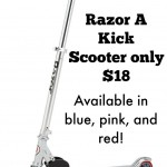 Razor A Kick Scooter on sale for $18!