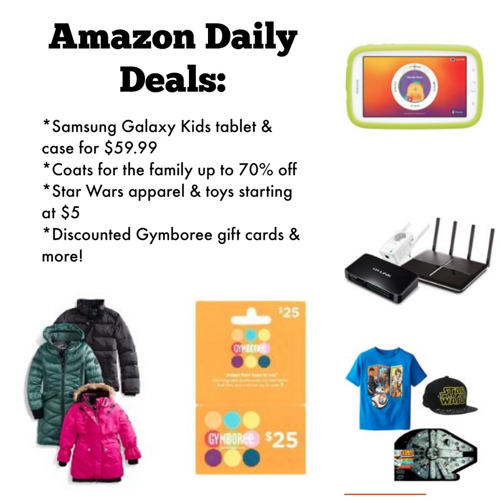 Amazon Daily Deals Samsung tablet, Star Wars, gift cards & more!
