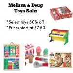 Melissa & Doug Toys 50% off!