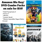 Minions and other Blu Ray/DVD Combo Packs only $10!