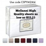 Mellani High Quality sheets as low as $15.23!