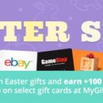 Earn a Swagbucks bonus with the MyGiftCards Plus Easter Sale!