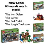 NEW LEGO Minecraft sets available now!