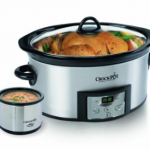 Crock-Pot 6-Quart Countdown Programmable Oval Slow Cooker with Dipper only $29.99!