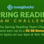 Get extra Swagbucks from the Spring Reading Team Challenge!