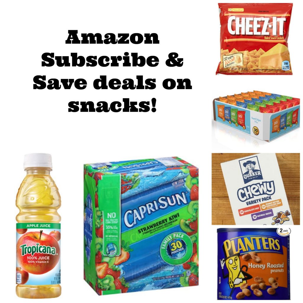 Amazon Subscribe & Save Snack Deals!