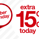 Target Cyber Monday Deals:  Extra 15% off plus more!