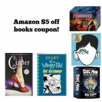 Amazon $5 off books coupon!