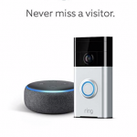 Ring WiFi Enabled Doorbell PLUS Echo Dot sale!