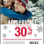 Aeropostale Friends and Family Sale – 30% off