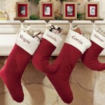 Pottery Barn Monogrammed Christmas Stockings + Free shipping