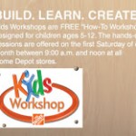 Lots of free Saturday activities: Bass Pro, Home Depot, Lowes, and Michaels