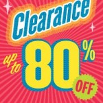 Save up to 80% off during the Old Navy clearance sale!!