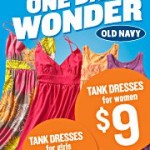 Old Navy’s One Day Wonder: Tank dresses from $7-9!