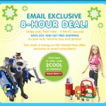 Mattel:  Save 20% plus get free shipping!