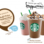 Starbucks:  Frappuccino Happy Hour starts today!
