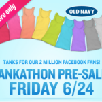 Old Navy:  Tankathon = $2 tanks + get free Old Navy stuff from Crowdtap!