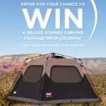 Freebie Friday:  Enter to win a Coleman Instant Tent (starts 12 am PT on 7/29)