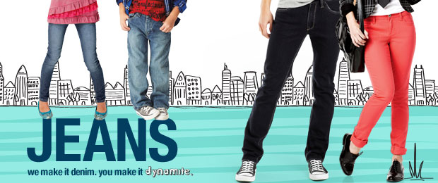 JC Penney: Juniors and Guys jeans for as low as $17.46!