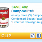 New printable coupons:  Campbell’s soup and Spaghetti-Os!