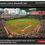 Houston Readers:  Astros tickets for as low as $15! (50% off!)