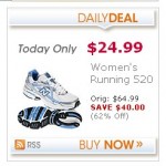 Women’s New Balance running Shoes:  $24.99 + 4% cash back! (62% off!)