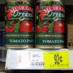 Muir Glen tomato paste only $.17 after coupon!