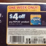 FREEBIE ALERT:  Pepcid AC free after coupon at Dollar General!