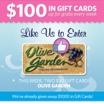 Woman Freebies:  Olive Garden gift cards, TGI Fridays, pet food, and more!