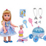 Disney Princess Party Time Play Set, Cinderella & Disney Princess Doll Pram Bundle only $29!