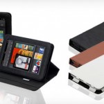 Kindle Fire Splash Signature Folio Case in Black, White, or Brown for just $15!