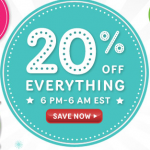 Mattel’s After Hours sale:  save 20% off your total purchase + get FREE shipping!
