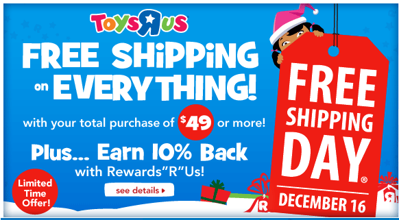Toys ‘R Us: Two Day Mega sale – gift card offers + more!