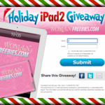 Woman Freebies:  Holiday iPad2 giveaway!