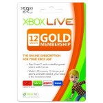 Microsoft XBox Live One Year Membership for $39.99!